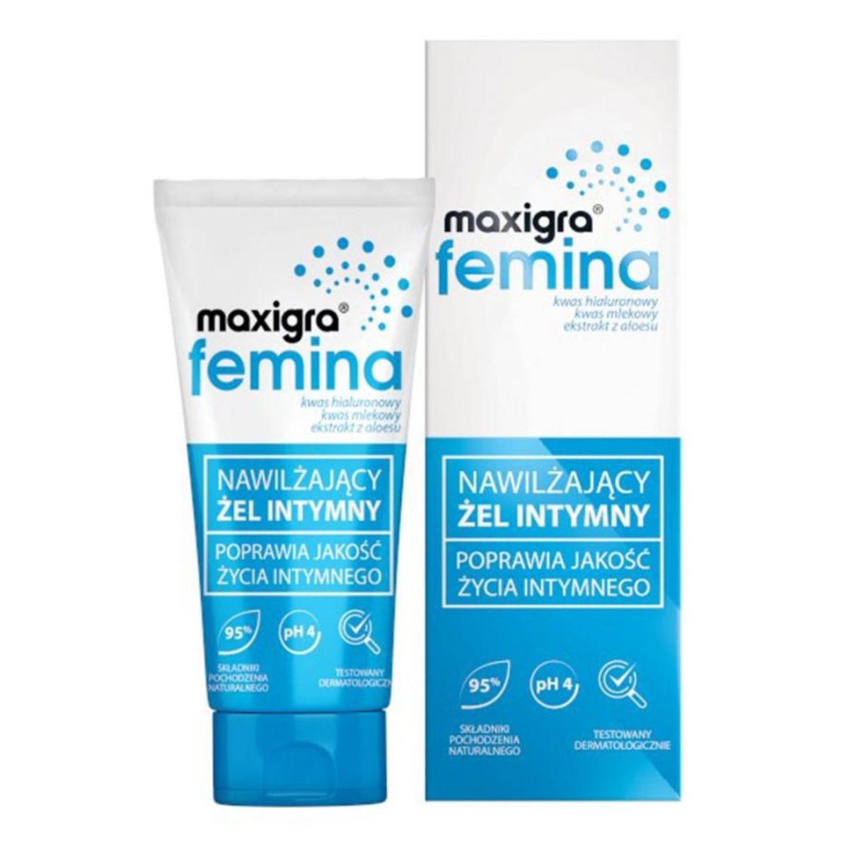 Maxigra Femina - nawilżający żel intymny na bazie wody 75 ml