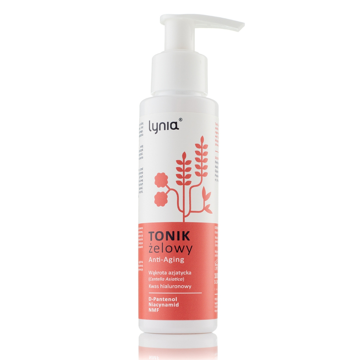 Lynia - Tonik Żelowy Anti-Aging z Ekstraktem z Centella Asiatica - 100 ml