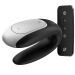 Wibrator dla par - Satisfyer - Double Fun - Czarny