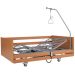 Elbur Łóżko elektryczne czterosegmentowe PBXX4 (leże metalowe, barierki drewniane, wysięgnik) Bezp. Ob. robocze: 350 kg 