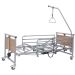 Elbur Łóżko elektryczne czterosegmentowe PB 321 (leże metalowe, paski blachy, barierki metalowe, wysięgnik) 