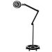 Lampa lupa 5 dioptrii 60 LED ELEGANTE 6025 czarna ze statywem