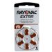 Baterie cynkowe do aparatów słuchowych Rayovac Extra Advanced Typ 312 - 6 sztuk