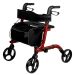 Chodzik czterokołowy Lizbona Premium - czerwony