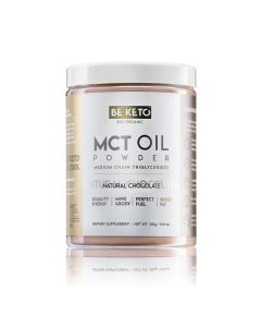 BeKeto Olej MCT w proszku 300g - Naturalna Czekolada