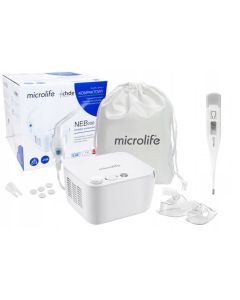 Zestaw Microlife: Inhalator tłokowy Microlife NEB 200 + Termometr elektroniczny MT 600