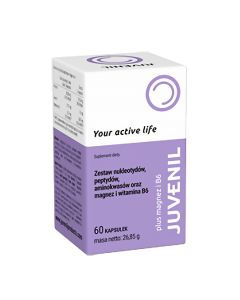 Juvenil plus magnez i witamina B6 - na odporność - 60 kapsułek