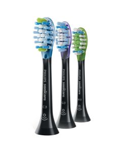 Końcówki do szczoteczki Philips Premium Mix Black HX9073/33 - 3 sztuki
