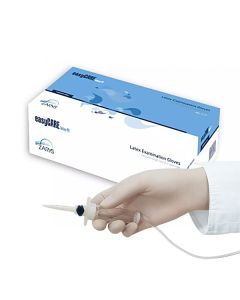 Rękawice lateksowe bezpudrowe EasyCare latex PF Zarys rozmiar XL - 100 szt.