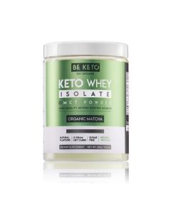 BeKeto Izolat Białka z MCT – doskonały dla osób dbających o zdrowie i sylwetkę 300g - Matcha