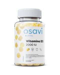 Osavi - Witamina D3, 2000IU o smaku cytrynowym - 60 kapsułek