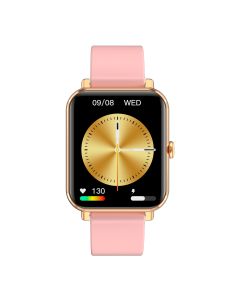Garett Inteligentny Zegarek - Złoty Smartwatch GRC Classic