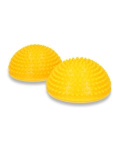 YellowBALANCE yellowSport półkule sensomotoryczne, jeżyk do ćwiczeń 16cm-Żółty
