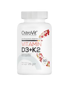 OstroVit Witamina D3 + K2 - 90 tabletek