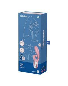 Satisfyer - wibrator typu króliczek - Hug Me - różowy