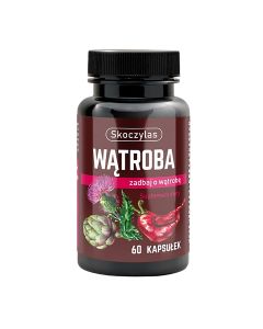 Wątroba Skoczylas z ostropestem plamistym - Wspiera pracę wątroby - 60 kapsułek