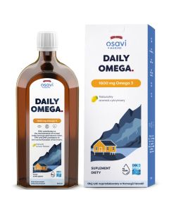 Osavi Marine - Daily Omega-3 - 1600mg - smak cytrynowy - 500 ml