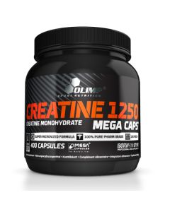 OLIMP Creatine, 1250 mg - Mega Caps 400 kaps. - Najmocniejsza KREATYNA w kapsułkach