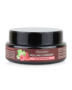 Cukrowy peeling do ciała Skoczylas z malinami - naturalna pielęgnacja dla jedwabistej gładkości skóry!  200 ml