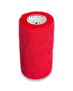 yellowBAND bandaż kohezyjny różne rozmiary i kolory - Czerwony - 10 cm