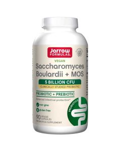 Jarrow Formulas Saccharomyces Boulardii + MOS - Prawidłowa mikroflora jelit - 90 kapsułek