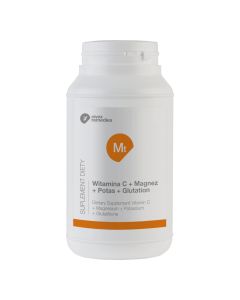 Invex Remedies MT Witamina C+ magnez+ potas+ glutation - Siła napędowa dla ciała - 450 g