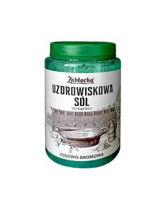 Uzdrowiskowa sól jodowo-bromowa Zabłocka - do kąpieli i pellingu - 1,2 kg