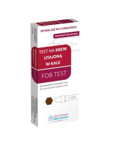  Test na krew utajoną w kale FOB TEST 