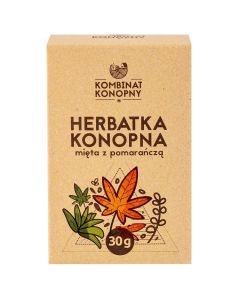 Kombinat Konopny Herbatka Konopna mięta z pomarańczą - 20 sztuk