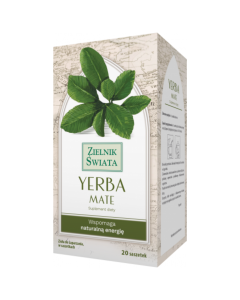 Yerba Mate Zielnik Świata - Zwiększa poziom energii - 20 saszetek