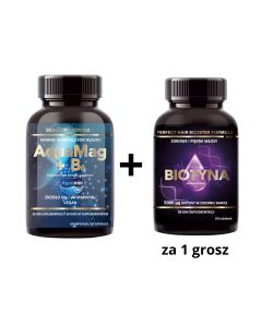 Intenson AquaMag + B6 * 60 kaps + Intenson Biotyna - 60 kapsułek za grosz!