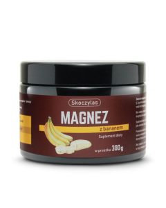 Magnez z bananem Skoczylas wspomaga układ nerwowy - 300g