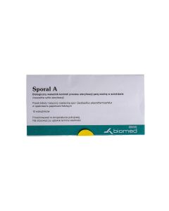 Test Sporal A -biologiczny wskaźnik procesu sterylizacji parą wodną w autoklawie (10 szt.)