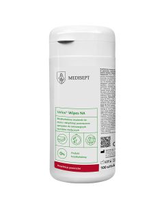 Medisept Bezalkoholowe chusteczki do dezynfekcji Velox Wipes NA Tuba  - 100 sztuk