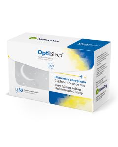 NaturDay OptiSleep Spirulina - regulacja snu oraz prawidłowy i zdrowy sen - 60 kaps.