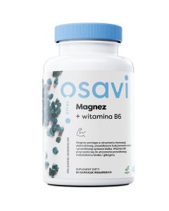 Osavi - Cytrynian Magnezu + B6 - 90 lub 180 kapsułek