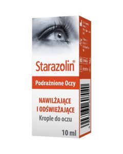 Krople Starazolin na podrażnione oczy - Łagodzą ból i zaczerwienienia - 10 ml