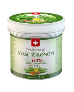 Maść z konopi Forte SwissMedicus - Łagodzi i odmładza