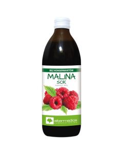 Alter Medica Sok 100% Malina 500 ml *długi termin przydatności*