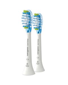 Końcówki do szczoteczki Philips Premium Plaque Defence White HX9042/17 - 2 sztuki