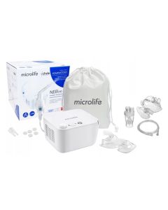 Zestaw Microlife: Inhalator tłokowy Microlife NEB 200 + Zestaw do nebulizacji dla dzieci i dorosłych