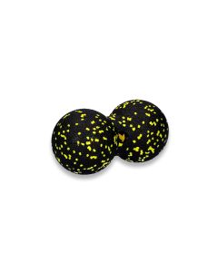 YellowMASSAGE DuoBall yellowSport Podwójna piłeczka do masażu z pianki EPP 8 cm