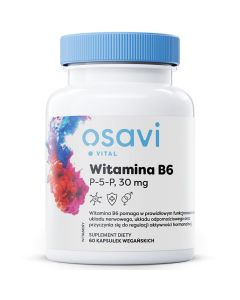 Osavi - Witamina B6 P5P 30mg - 60 kapsułek