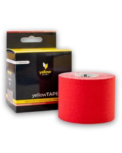 YellowTAPE Taśma do kinesiotapingu - Czerwony-5 cm