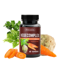 Vegecomplex Cholina Skoczylas - wsparcie prawidłowego metabolizmu  i pracy wątroby - 60 kapsułek