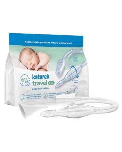 Katarek Travel 2 w 1 - Aspirator kataru do odkurzacza oraz ustny pomocny w nagłych wypadkach