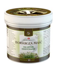 Borsucza maść Herbamedicus - na lepsze oddychanie - 125 ml