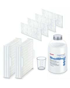 Sól morska i zestaw filtrów przeznaczony na 6 miesięcy do urządzenia Beurer MK 500 MareMed