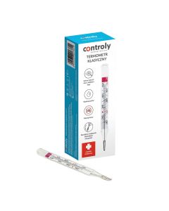 Controly Medyczny termometr bezrtęciowy + etui z lupą