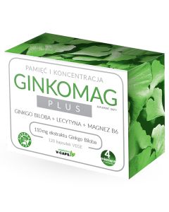 Xenico Pharma Ginkomag Plus - 120 kaps. Vcaps®